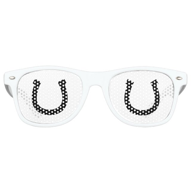Lucky horseshoe logo party shades (Front)