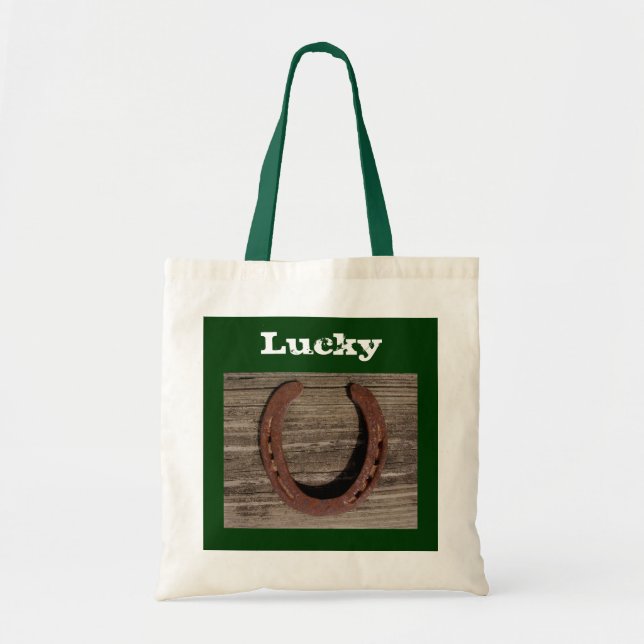 Lucky Horseshoe Tote Bag (Front)