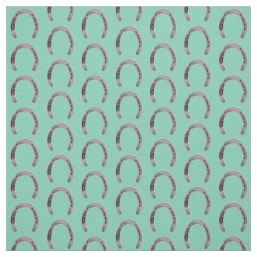 Lucky Horseshoes Fabric