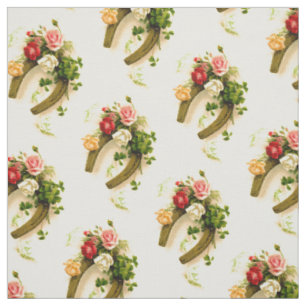 Lucky horseshoes fabric