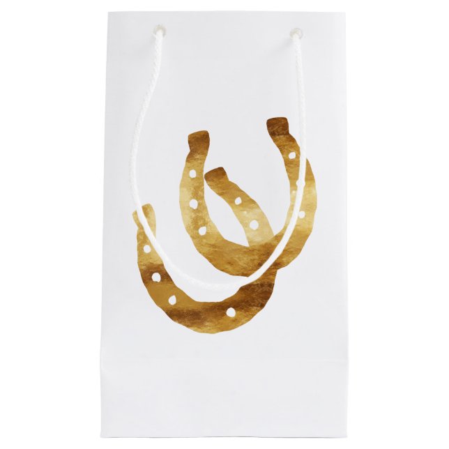 Lucky Horseshoes Small Gift Bag (Front)