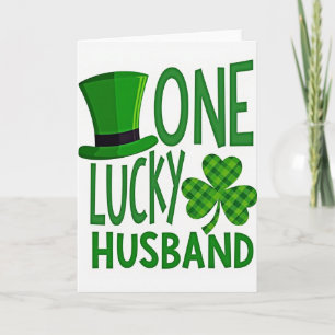 Lucky Husband Green Art Card