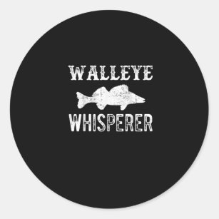 Walleye Fishing TShirt, Pike Perch Gift for Fisherman - Fishing - Sticker