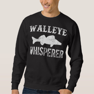 Lucky ice fishing walleye whisperer fisherman sweatshirt