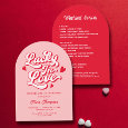 Lucky in Love Bachelorette Party Invitation