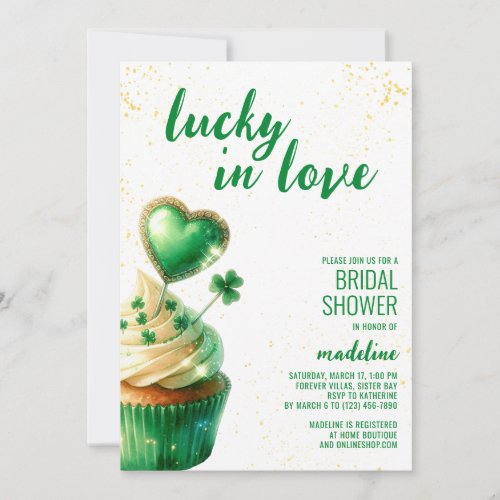 Lucky in Love Bridal Shower Invitation