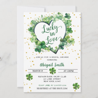 LUCKY IN LOVE BRIDAL SHOWER Invitation