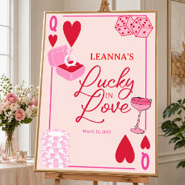 Lucky in Love, Bridal Shower, Lucky,  Foam Board