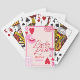 Lucky in Love, Bridal Shower, Lucky, Poker Cards