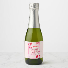 Lucky in Love, Bridal Shower, Lucky, Sparkling Wine Label