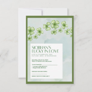 Lucky in Love Bridal Shower Response Card