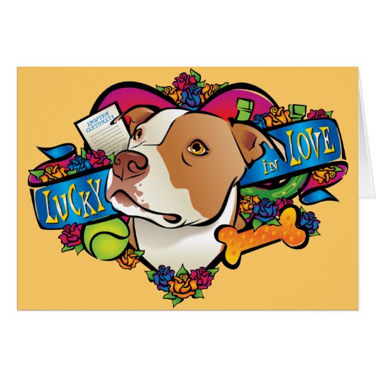 Lucky in Love Cards (Front Horizontal)