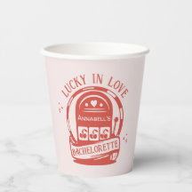 Lucky in Love Casino Hand Drawn Vegas Bachelorette