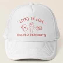 Lucky in Love Casino Hand Drawn Vegas Bachelorette