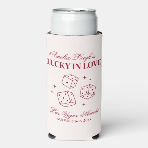 Lucky In Love Cocktails Bachelorette Weekend Seltzer Can Cooler