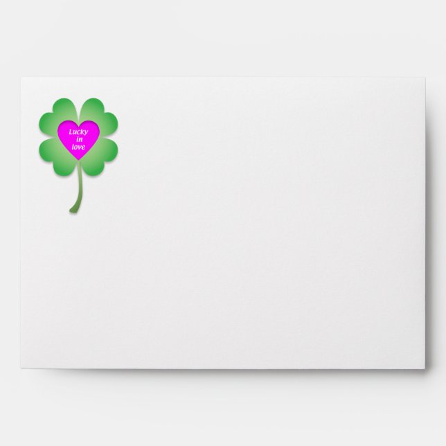 Lucky in Love envelope (Front)