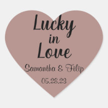 Lucky in Love (heart shape)