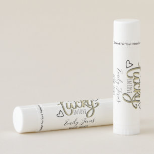 Lucky in Love Hearts Bridal Shower Lip Balm
