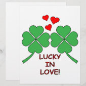 Lucky In Love Hearts Clover (Front/Back)