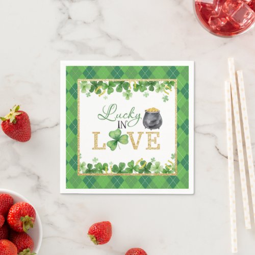Lucky In Love Napkins