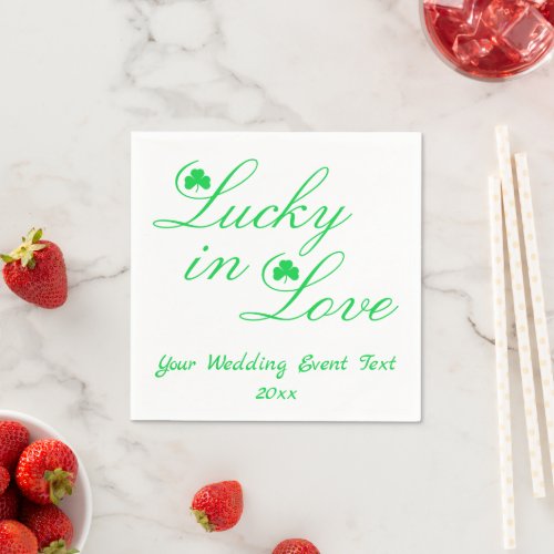 Lucky In Love Napkins