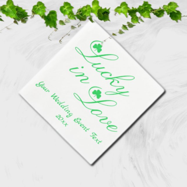 Lucky In Love Napkins (Creator Uploaded)