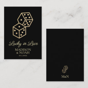 Lucky in Love Personalized Note Cards