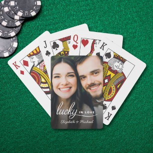 Lucky In Love Photo Playing Poker Cards