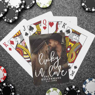 Lucky In Love Photo Poker Cards