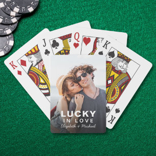 Lucky In Love Photo Poker Cards