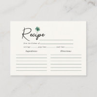 Lucky in Love Recipe Bridal Shower St Patricks Day