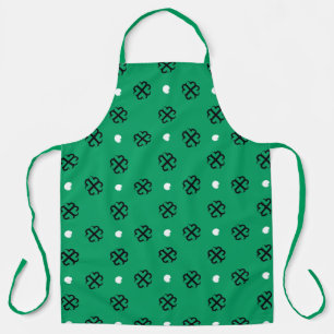 Lucky in Love Shamrock Apron