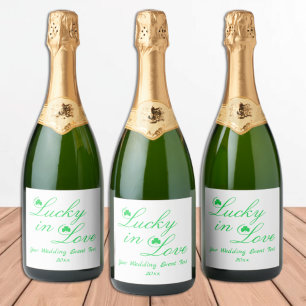 Lucky In Love Sparkling Wine Label