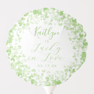 Lucky In Love St. Patrick's Day Bridal Shower Balloon