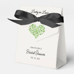 Lucky In Love St. Patrick's Day Bridal Shower Favor Boxes