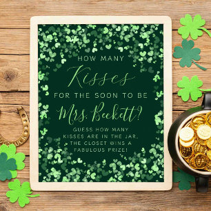 Lucky In Love St. Patrick's Day Bridal Shower Game Poster