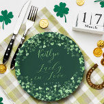 Lucky In Love St. Patrick's Day Bridal Shower Paper Plates<br><div class="desc">Celebrate in style with these modern and very trendy bridal shower or birthday party paper plates. This design is easy to personalize with your special event wording and your guests will be thrilled when they see these fabulous plates. Matching items can be found in the collection.</div>