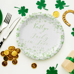 Lucky In Love St. Patrick's Day Bridal Shower Paper Plates<br><div class="desc">Celebrate in style with these modern and very trendy bridal shower or birthday party paper plates. This design is easy to personalize with your special event wording and your guests will be thrilled when they see these fabulous plates. Matching items can be found in the collection.</div>