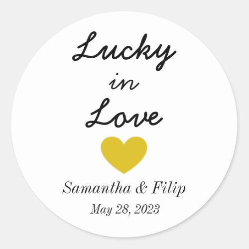 Lucky in Love Sticker