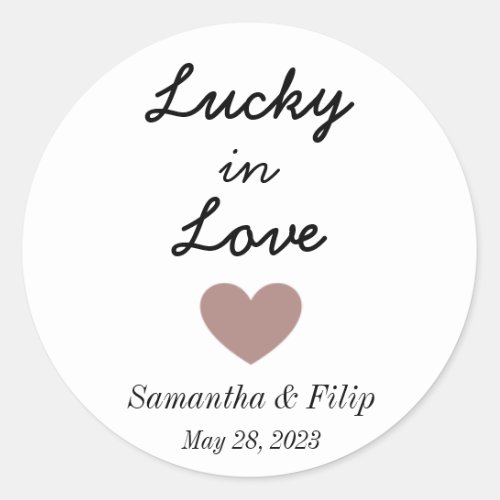Lucky in Love Sticker