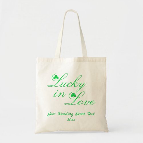Lucky In Love Tote Bag
