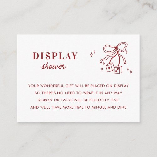 Lucky in Love Vegas Casino Display Bridal Shower Enclosure Card