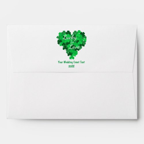 Lucky In Love Wedding Event Envelope