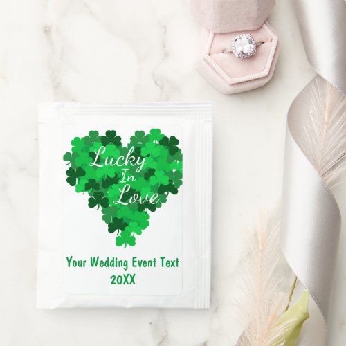 Lucky In Love Wedding Event Tea Bag Drink Mix