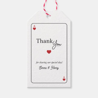 Lucky in Love Wedding  Gift Tags