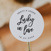 Wedding Favor - Lucky in Love Lottery Ticket Envelopes