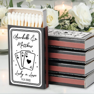 Lucky In Love Wedding Matchboxes