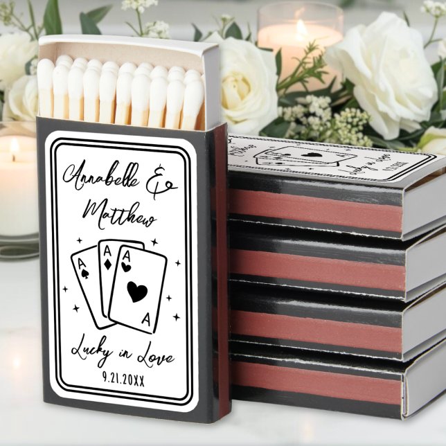 Lucky In Love Wedding Matchboxes (Lucky In Love Wedding Matchboxes)