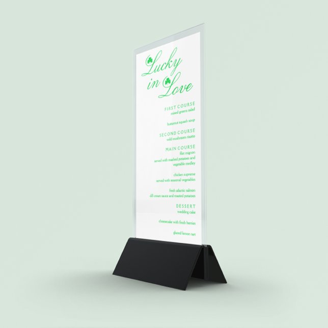 Lucky In Love Wedding Menu (Creator Uploaded)