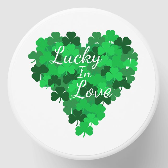 Lucky In Love Wedding Mini Candle Favors (Front)